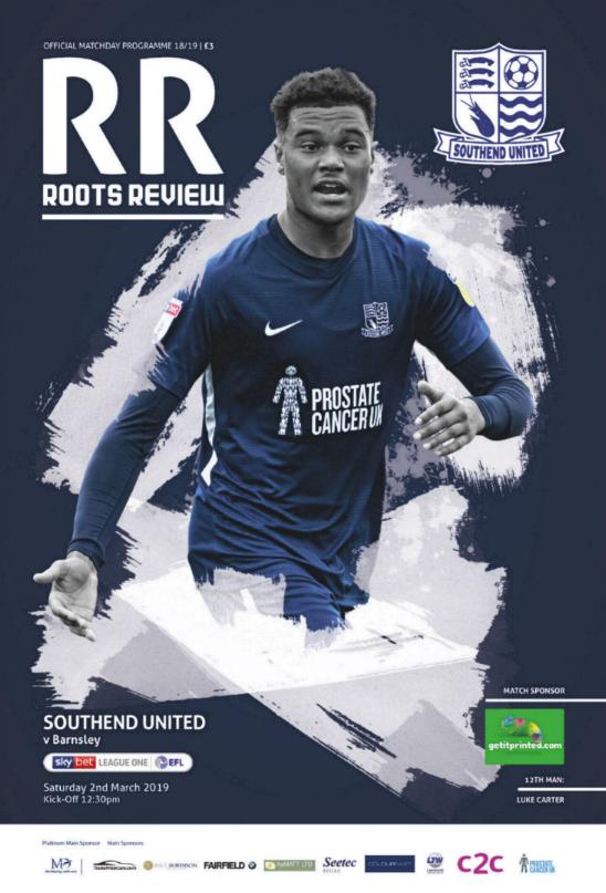 SOUTHEND UNITED v BARNSLEY 2018/19